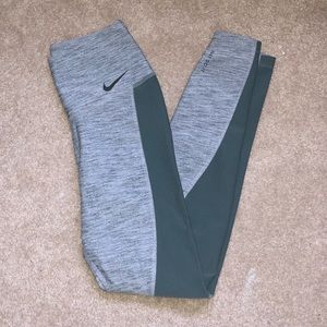 Green and Grey Nike Leggings!